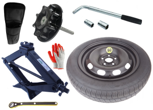 Koło dojazdowe R15 + zestaw Skoda Fabia III (2014-2021)